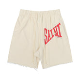 Men's Big & Tall Saint Loose Sweat Shorts with Elastic Waist Drawstring